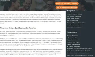 Preview of the B&B Payee Services Case Study