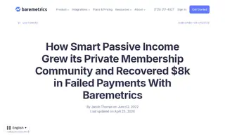 Preview of the Smart Passive Income (SPI) Case Study