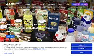 Preview of the Fortune 500 Food Manufacturing Client Case Study