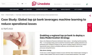 Preview of the Global Top 50 Bank Case Study