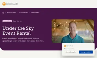 Preview of the Under the Sky Event Rental Case Study
