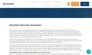 Preview of the Mountain View Eye Associates Case Study