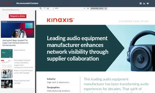 Preview of the Leading Audio Equipment Manufacturer Case Study
