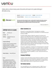 Preview of the Zecontech, Inc. Case Study