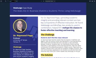 Preview of the University of Tampa Case Study