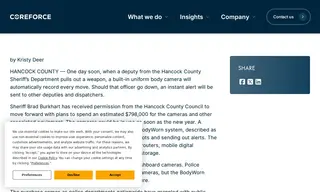 Preview of the Hancock County Sheriff’s Department Case Study