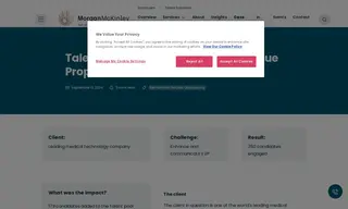 Preview of the Leading Medical Technology Company Case Study