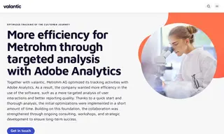 Preview of the Metrohm AG Case Study
