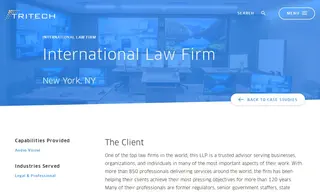 Preview of the International Law Firm Case Study
