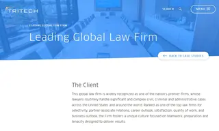 Preview of the Leading Global Law Firm Case Study
