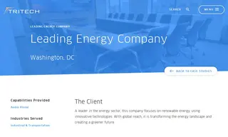 Preview of the Leading Energy Company Case Study