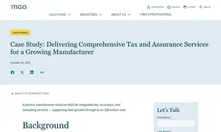 Preview of the Medical-grade Plastics Manufacturer Case Study