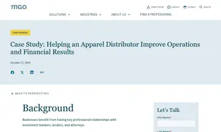 Preview of the Apparel Distributor Case Study