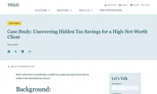 Preview of the California Couple Case Study