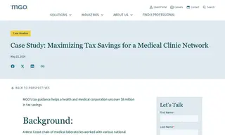 Preview of the West Coast Chain of Medical Laboratories Case Study