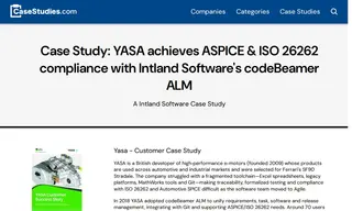 Preview of the Yasa Case Study