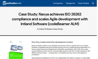 Preview of the Navya Case Study