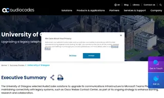 Preview of the University of Glasgow Case Study