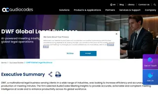 Preview of the DWF Global Legal Business Case Study