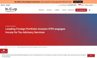 Preview of the Leading Foreign Portfolio Investor (fpi) Case Study
