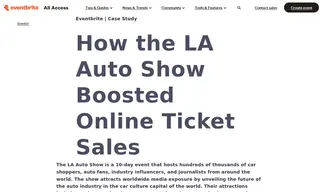 Preview of the LA Auto Show Case Study