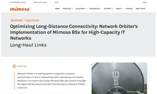 Preview of the Network Orbiter Case Study