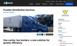 Preview of the Frontier Distribution Services Case Study