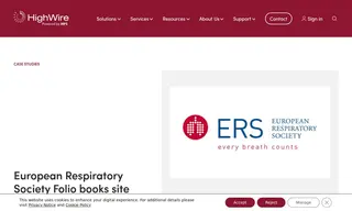 Preview of the European Respiratory Society Case Study