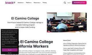 Preview of the El Camino College Case Study
