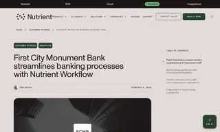 Preview of the First City Monument Bank Case Study