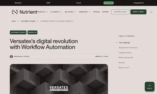 Preview of the VERSATEX Case Study