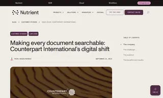 Preview of the Counterpart International Case Study
