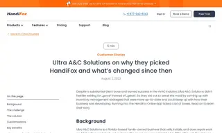 Preview of the Ultra A&C Solutions Case Study