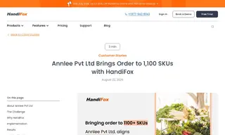 Preview of the Annlee Pvt Ltd Case Study
