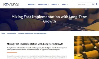 Preview of the North-Carolina-based Glass Manufacturer Case Study