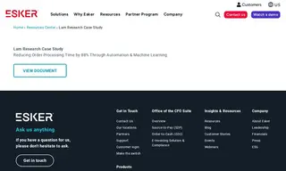 Preview of the Lam Research Case Study