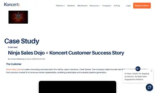 Preview of the Ninja Sales Dojo Case Study