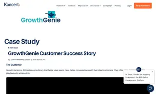 Preview of the GrowthGenie Case Study