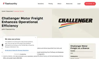 Preview of the Challenger Motor Freight Case Study