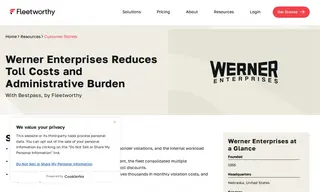 Preview of the Werner Enterprises Case Study