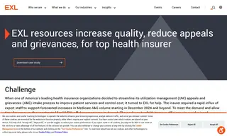 Preview of the Large Health Insurance Client Case Study
