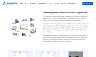 Preview of the Canada-based File Management and Collaboration SaaS Platform Case Study