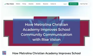 Preview of the Metrolina Christian Academy Case Study