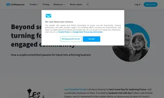 Preview of the Les Frenchies Travel Case Study