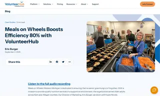 Preview of the Meals on Wheels Western Michigan Case Study