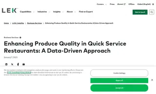 Preview of the Leading QSR Chain Case Study