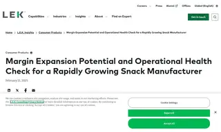 Preview of the Rapidly Growing Snack Brand Case Study