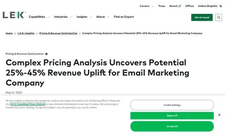 Preview of the Email Marketing Company Case Study