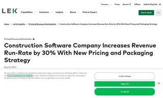 Preview of the Construction Software Company Case Study