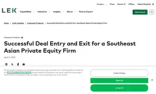 Preview of the Southeast Asian Private Equity Firm Case Study